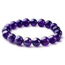 Load image into Gallery viewer, 10 MM Amethyst Bracelet
