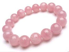 Load image into Gallery viewer, 10 MM Rose Quartz Bracelet
