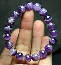 Load image into Gallery viewer, 10 MM Amethyst Bracelet
