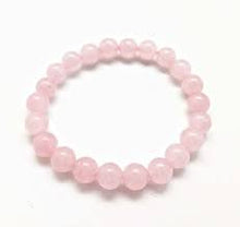 Load image into Gallery viewer, 8 MM Rose Quartz Bracelet
