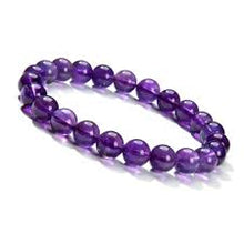 Load image into Gallery viewer, 8 MM Amethyst Bracelet
