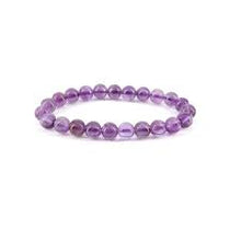 Load image into Gallery viewer, 8 MM Amethyst Bracelet
