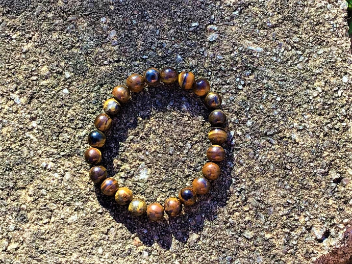 8 MM Tiger's Eye Bracelet